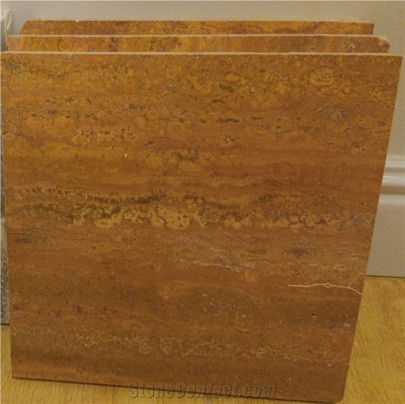 Red Travertine  Slabs