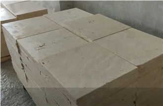 Denizli Classic Light Travertine – Sawn Cut Tiles