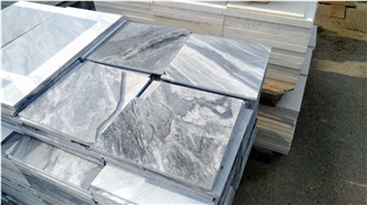 Bardiglio Nuvolato Marble Broken Tiles For Mosaics