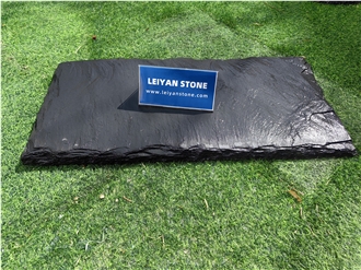 New Black Slate Garden Stepping Stone Pavers