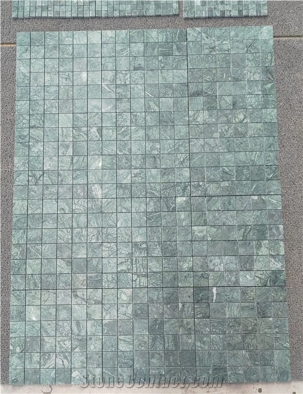 Natural Tranquility Verde Guatemala 2X2cm Honed Mosaic Tiles