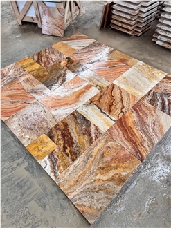 Autumn Travertine Slabs