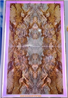 Gold Yellow Stone Slab Quartzite Slabs For Wall