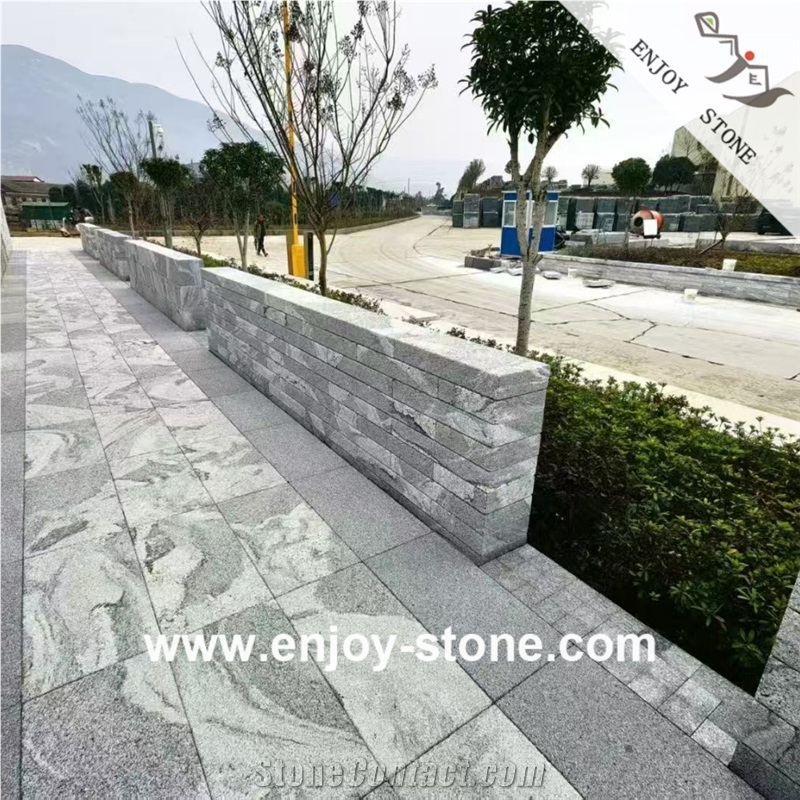 Fantasy Grey Granite Slabs/Tile , Polished/Flamed