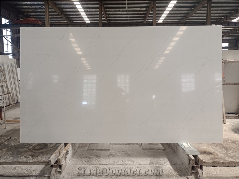 Quartz Slab Artificial Stone Slabs Gold Pattern 6041-1