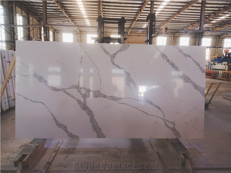 Quartz Slab Artificial Stone Slabs Hot Sale Pattern 7386