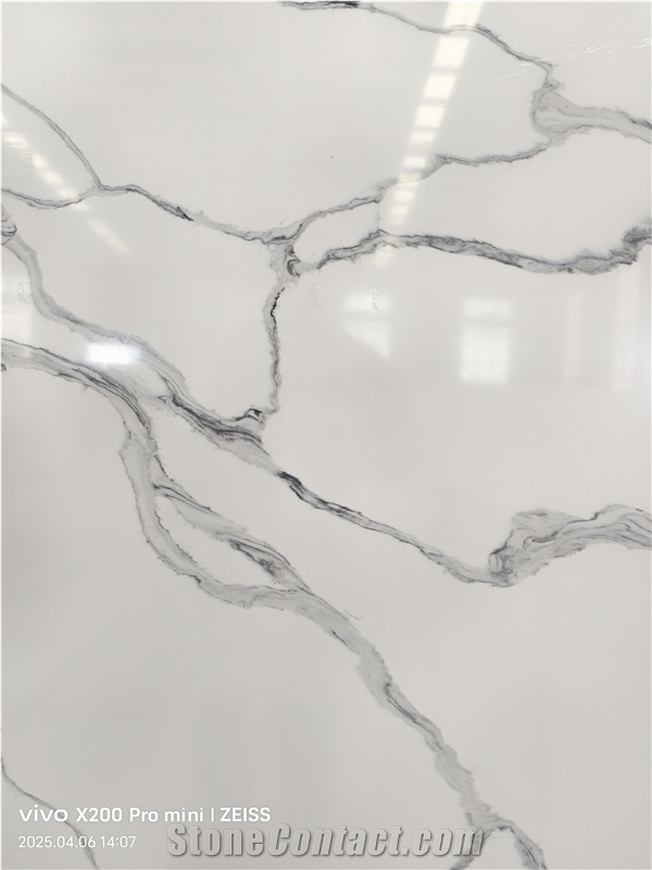 Quartz Slab Artificial Stone Slabs Hot Sale Pattern 7572