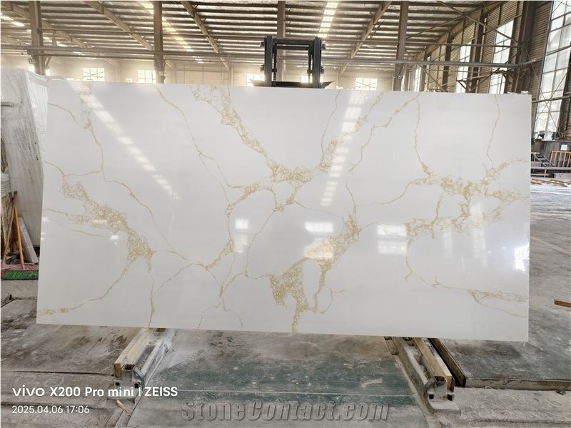 Quartz Slab Artificial Stone Slabs Hot Sale Pattern 8034-2