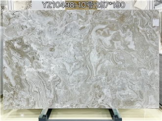 Avalanche White Marble Slab Tiles