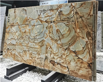 Blue Roma Quartzite Slab Tiles
