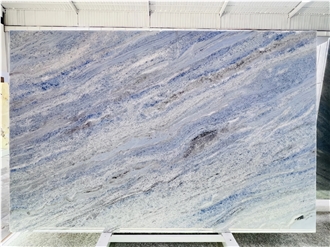 Polished Cristalita Ocean Blue Marble Slabs