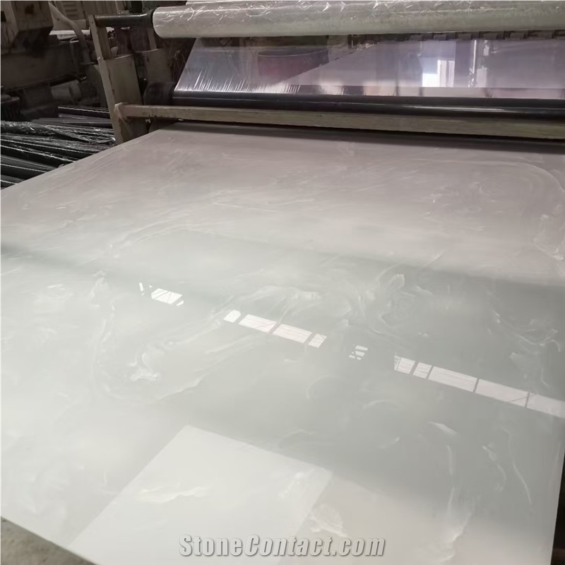 Golden Silk/ Mango Silk/ White Jade Artificial Stone Slabs