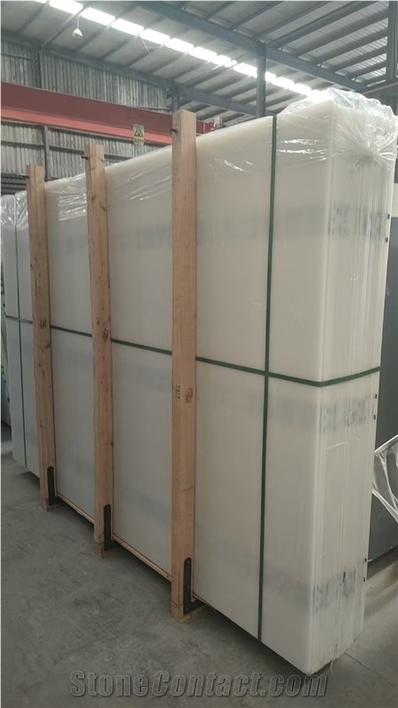 Golden Silk/ Mango Silk/ White Jade Artificial Stone Slabs