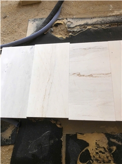 Vietnam Calacatta Carrara White Marble Tiles