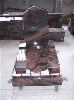 Aurora Red Polished Granite Monument Aurora Red Polished Granite Monument