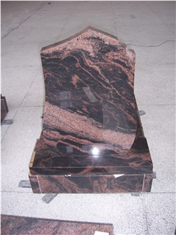 Aurora Red Polished Granite Monument