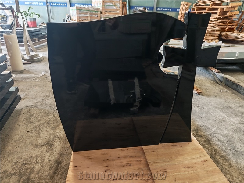 China Absolute Black Polish Style Headstone