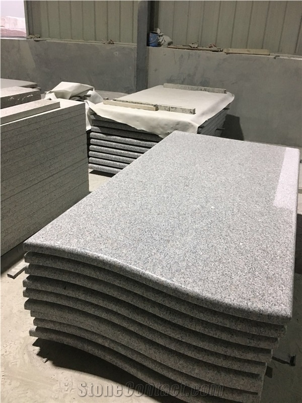 China G383 Pink Polished Granite Headstone