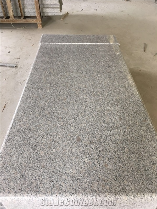 China G383 Pink Polished Granite Headstone