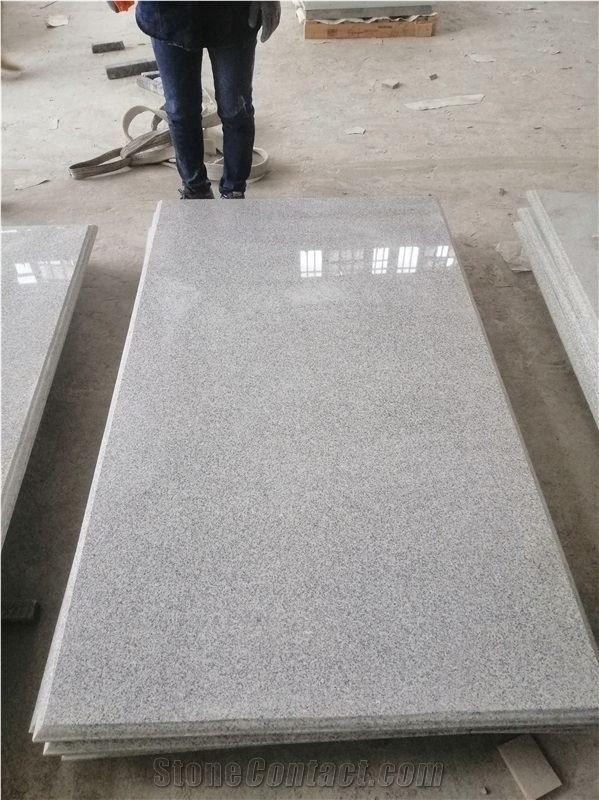 China G603 Polished Grey Granite Cross Headstone