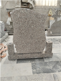 G664 Romanian Style Granite Tombstone