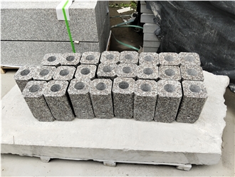 G664 Romanian Style Granite Tombstone