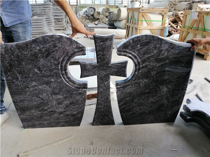 Orion Blue Polished Granite Monument
