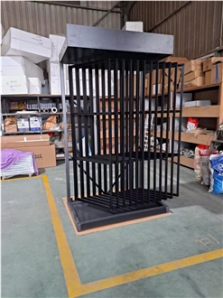 Black Hanging Flip Display Stand