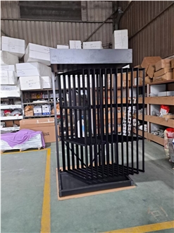 Black Hanging Flip Display Stand