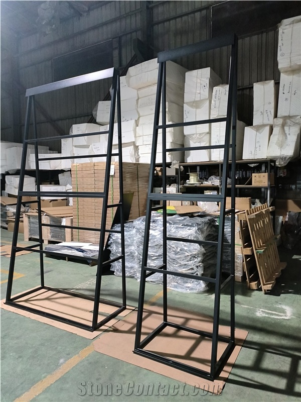 Black Steel Multifunctional Display Rack