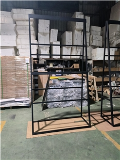 Black Steel Multifunctional Display Rack