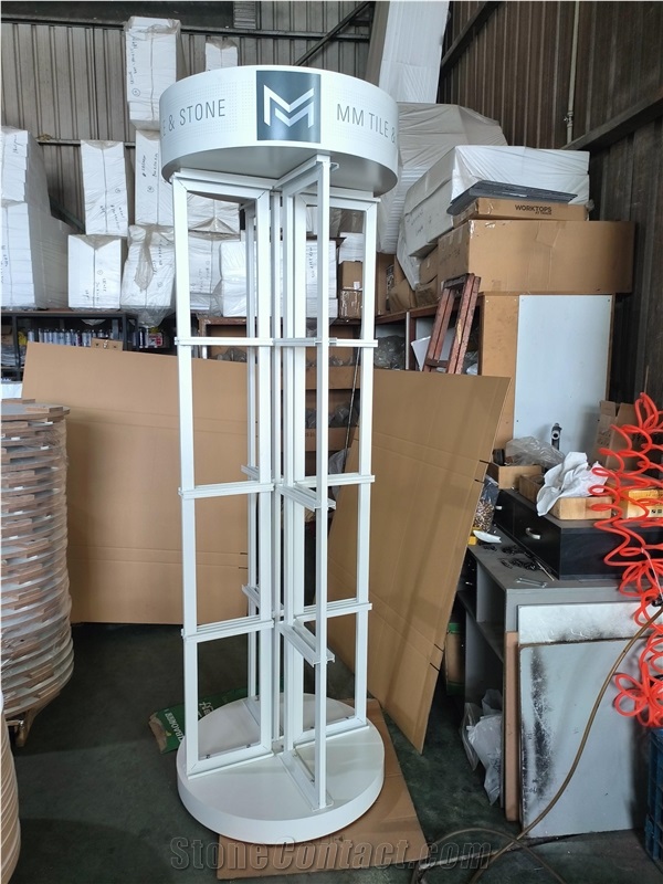 Cylindrical Rotating Display Stand