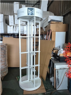 Cylindrical Rotating Display Stand