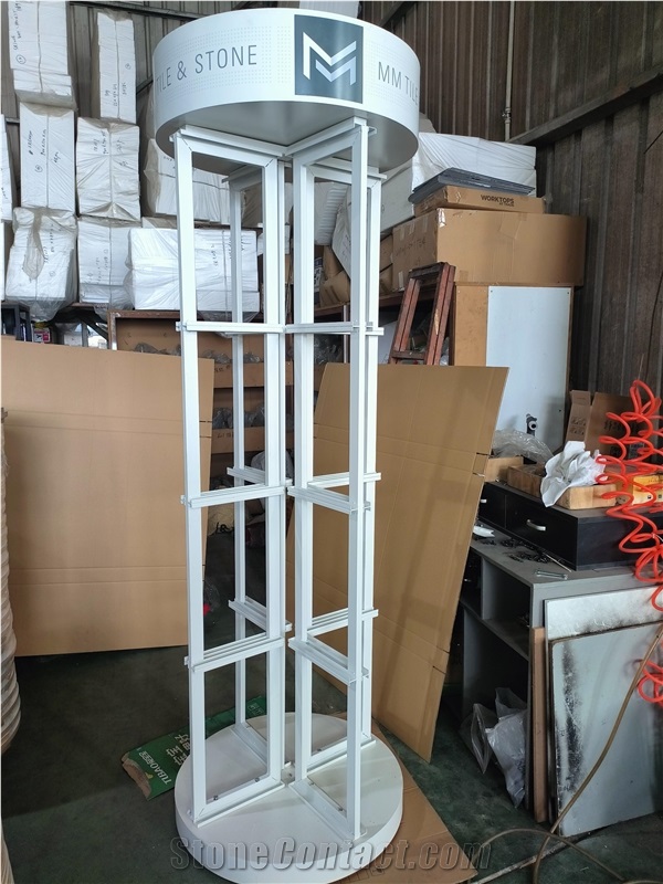 Cylindrical Rotating Display Stand