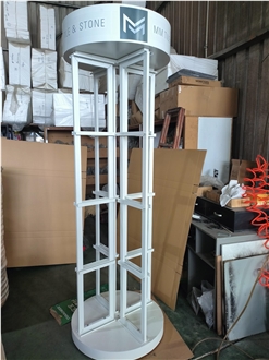 Cylindrical Rotating Display Stand