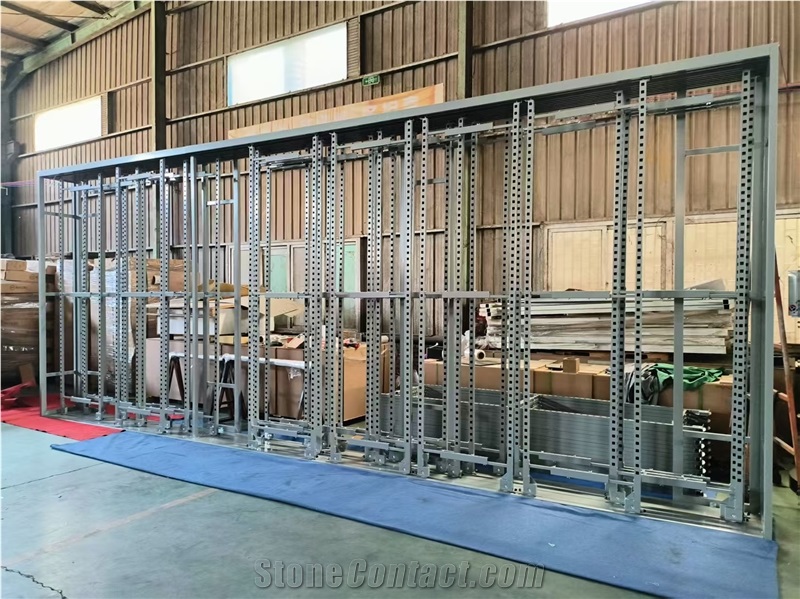 Gray Display Rack- Top With Lights