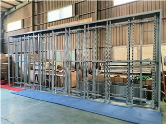 Gray Display Rack- Top With Lights