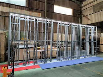Gray Display Rack- Top With Lights