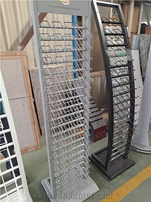 Grey Wire Vertical Display Stand
