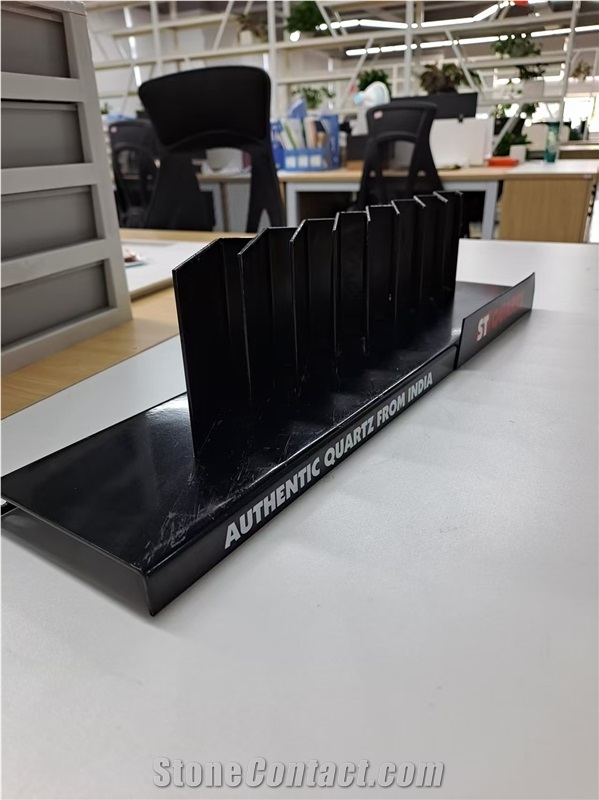 Inclined-Insert Vertical Tabletop Display Stand