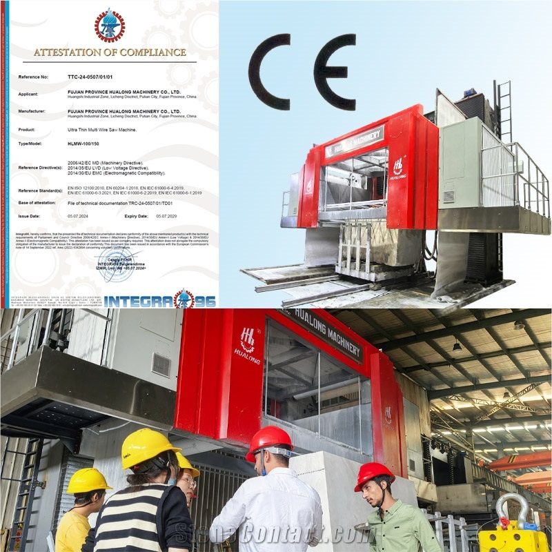 2025 High Benefit Ultra Thin Multiwire Saw Stone Block Cutting Machine