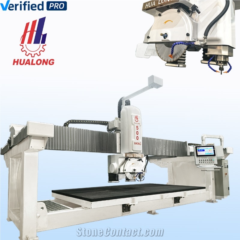 2025 Italian CNC 5 Axis Plus Router Bridge Saw Stone Cutting Machine