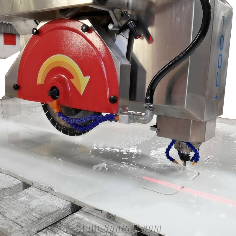 2025 Italian CNC 5 Axis Plus Router Bridge Saw Stone Cutting Machine