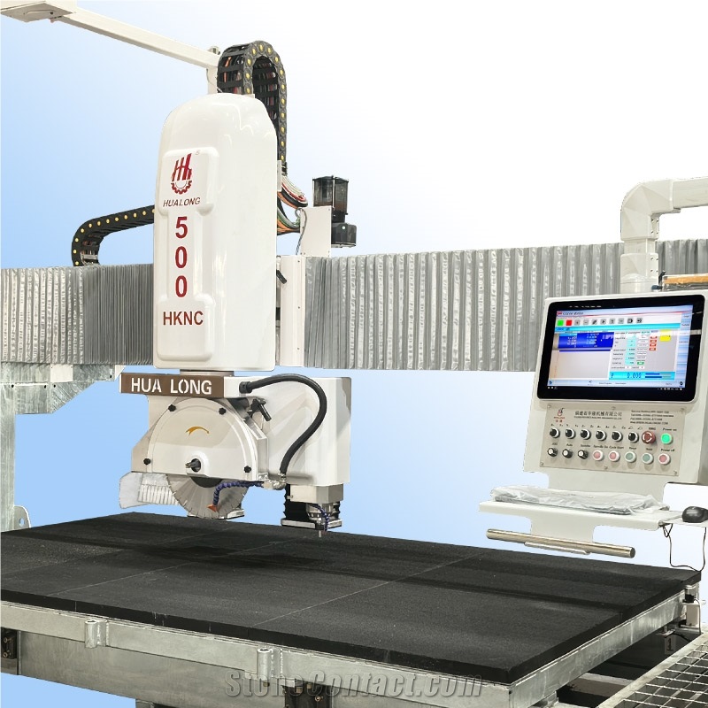 2025 Italian CNC 5 Axis Plus Router Bridge Saw Stone Cutting Machine