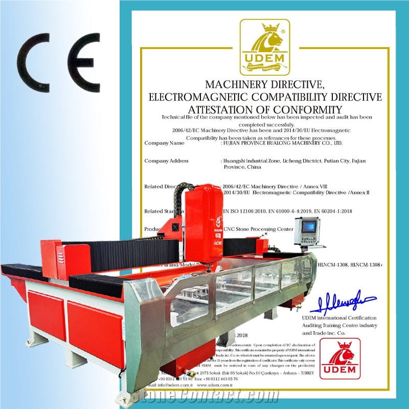 3/4 Axis Countertop Sink Polish ATC Stone CNC Router Machining Center