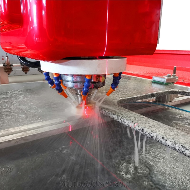 3/4 Axis Countertop Sink Polish ATC Stone CNC Router Machining Center