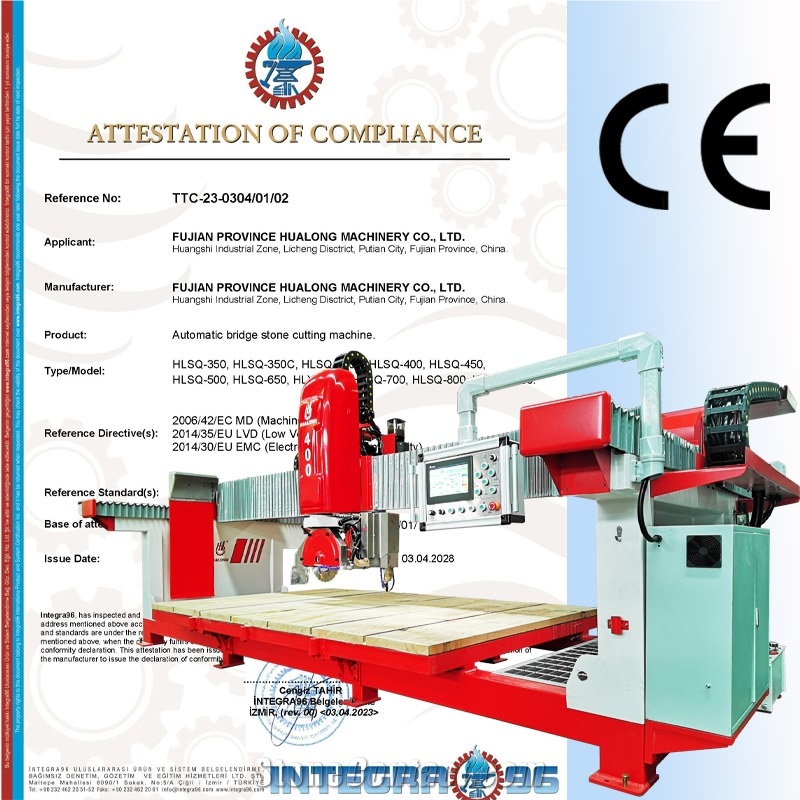4+1 Axis Bridge Saw Granite And Marble Stone Cutting Machine W/ Router
