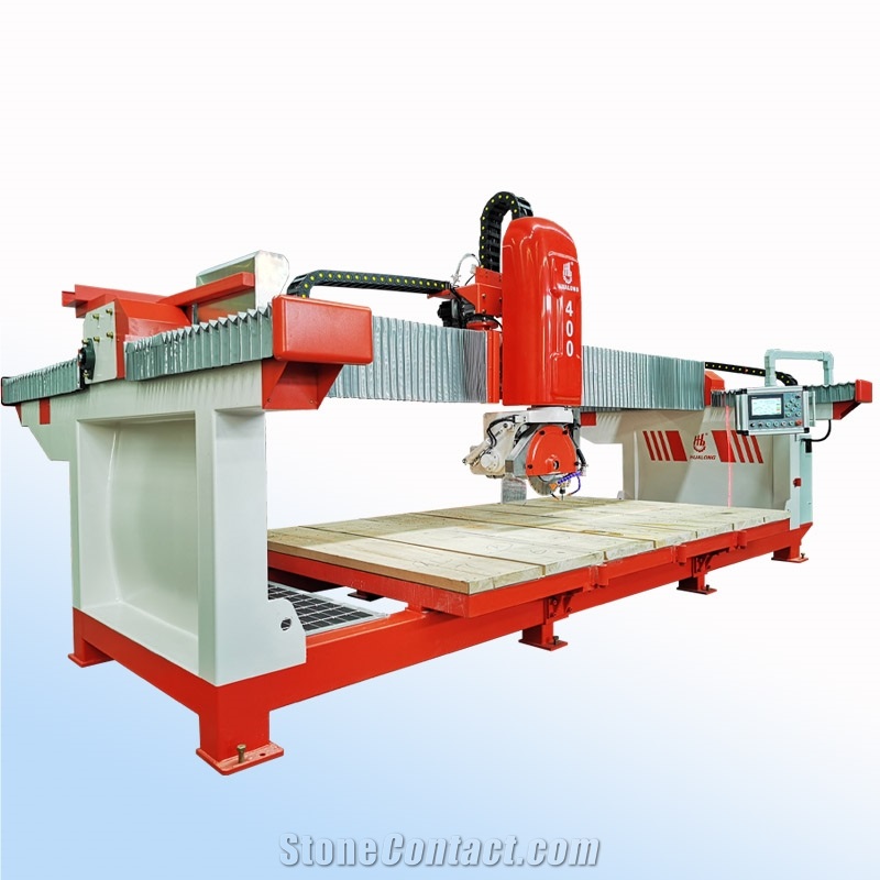 4+1 Axis Bridge Saw Granite And Marble Stone Cutting Machine W/ Router