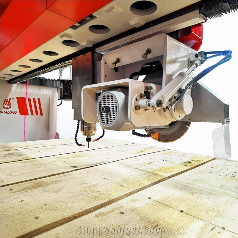 4+1 Axis Bridge Saw Granite And Marble Stone Cutting Machine W/ Router