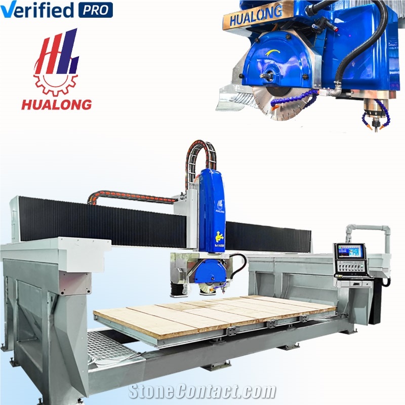 Best 5 Axis Italian CNC Bridge Marble Cutting Machine For Countertops